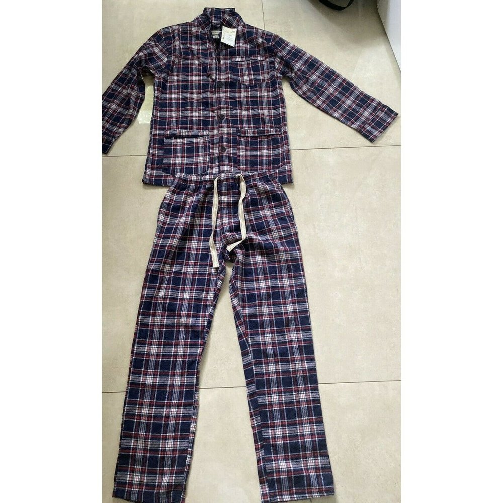 Plaid Men's Pajama Set